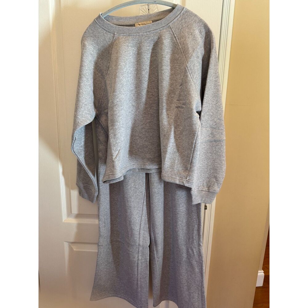 Zenana Fleece Lounge Set β Raglan Sweatshirt & Wide Leg Sweatpants